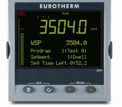 Eurotherm EPC3004 Panel Mount PID Temperature Controller, 92 x 92mm 4 Input, 4 Output Relay, 24 V Supply Voltage